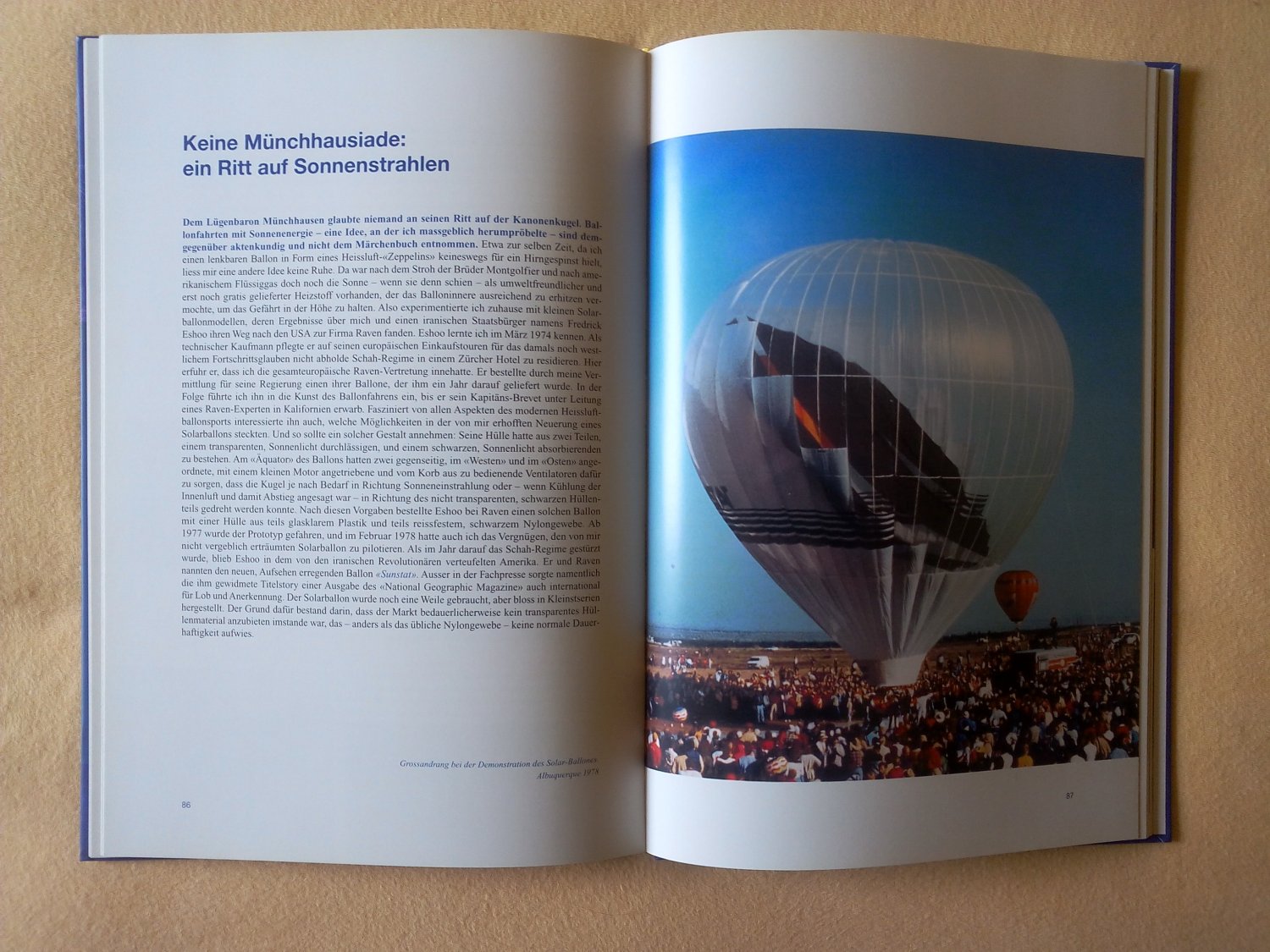 Abenteuer Heissluftballon.“ (Kurt Rünzi) – Buch Gebraucht Kaufen –  A02Kxhfo01Zzk