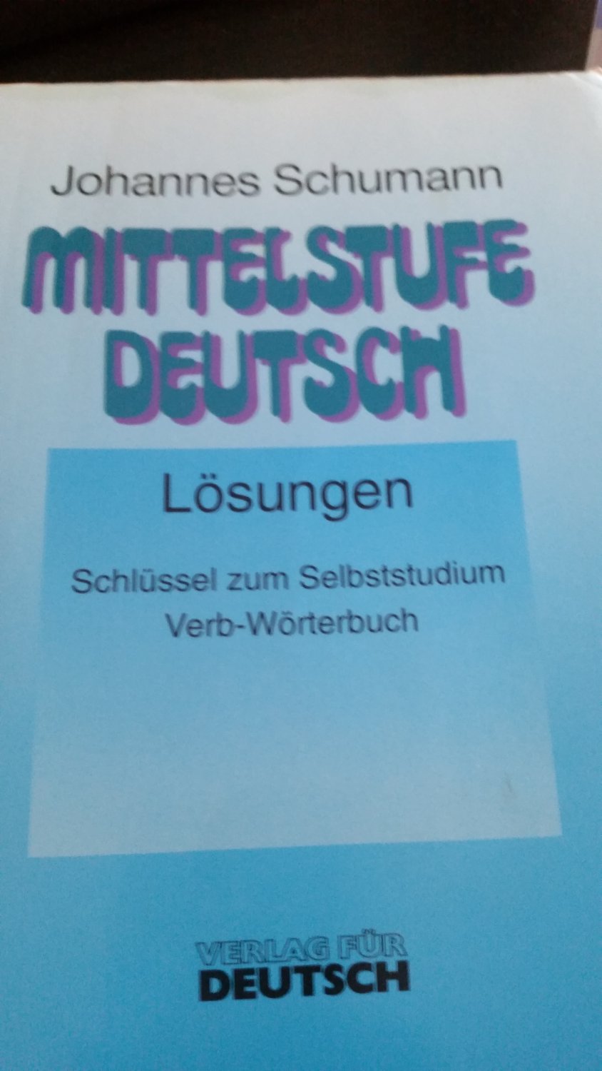 Johannes Schumann Mittelstufe Deutsch Bücher Gebraucht