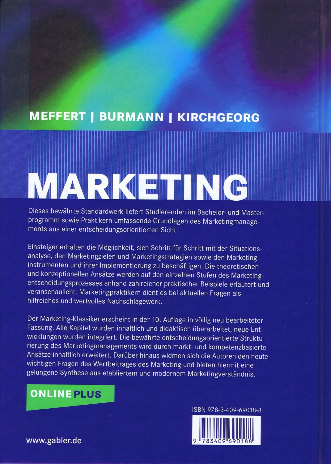 Marketing Grundlagen Marktorientierter Unternehmensfuhrung Heribert Meffert Buch Gebraucht Kaufen A02kbjce01zzn
