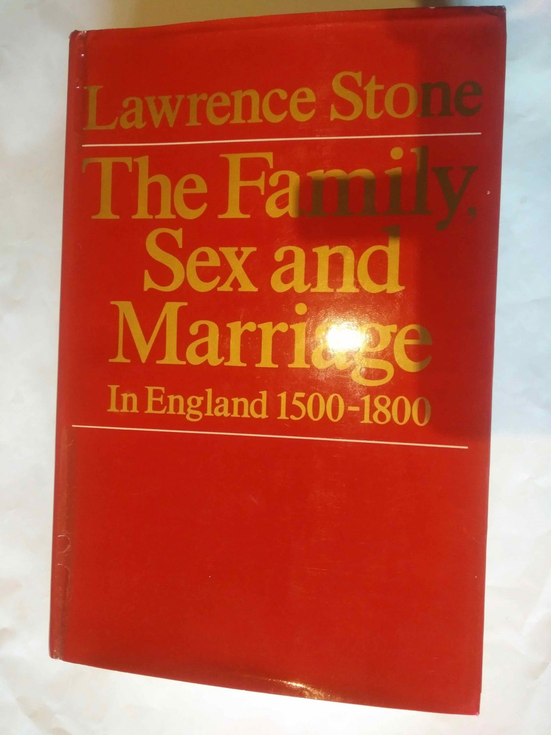 The Family, Sex and Marriage In England 1500-1800“ (Lawrence Stone) – Buch  Erstausgabe kaufen – A02uQXD601ZZF