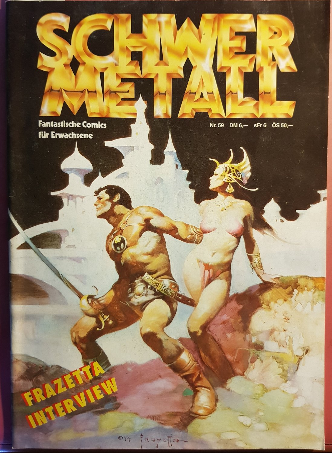 Fantastische Comics für Erwachsene Schwermetall Magazin 112 TOP-Zustand
