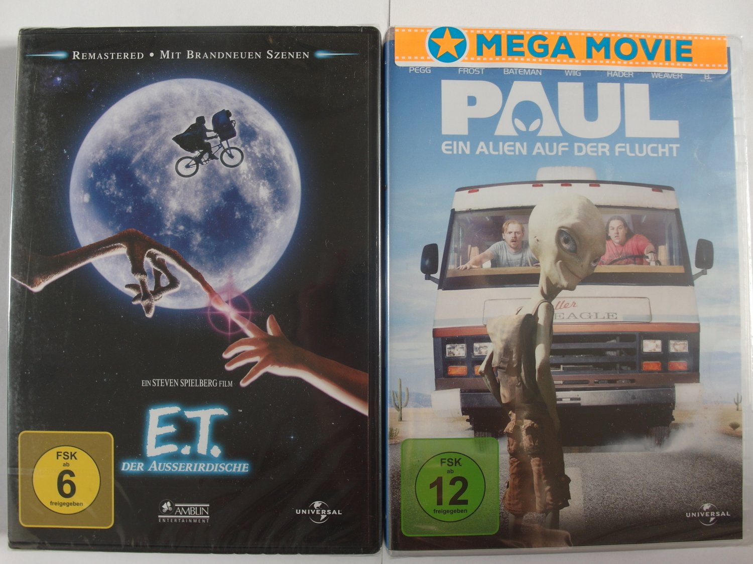 E.T. der Ausserirdische + Paul ein Alien auf der Flucht - …“ (Steven  Spielberg) – Film neu kaufen – A02kpNKz11ZZN