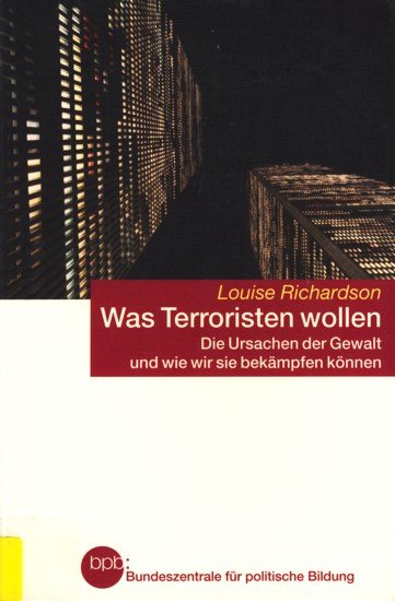 Bpb Schriftenreihe Band 679 Was Terroristen Wollen Die - 