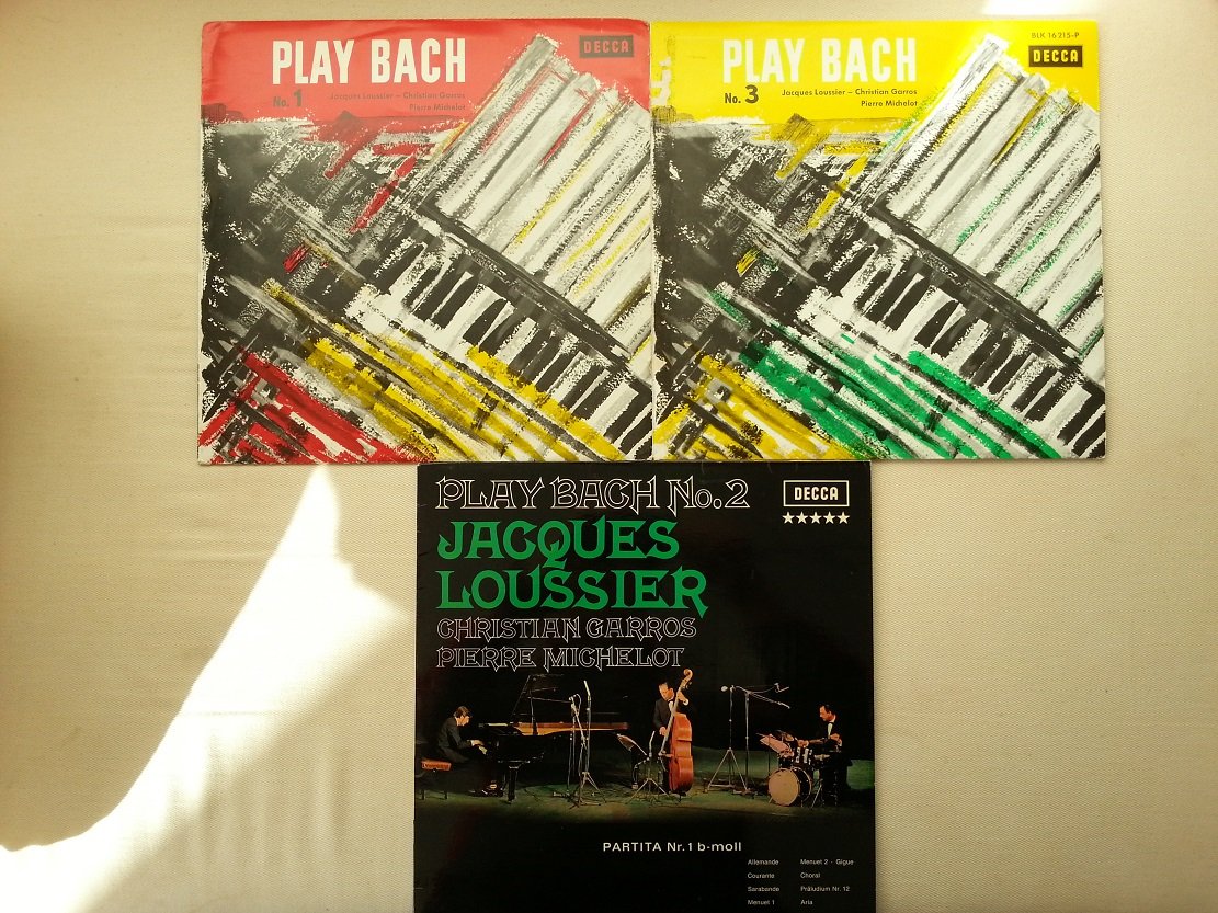 Jaques Loussier Play Bach No Jaques Loussier Pierre Michelot Tontrager Antiquarisch Kaufen A02l80c1zzm