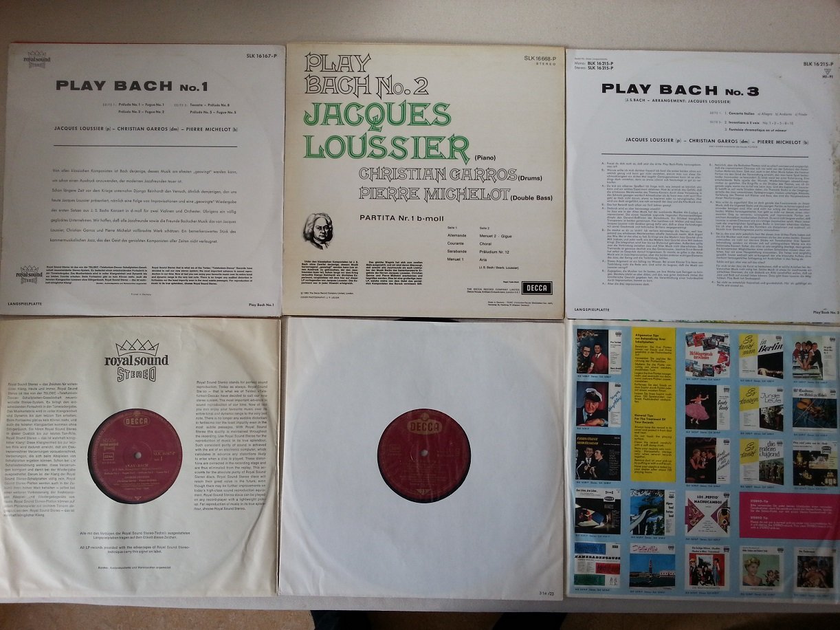 Jaques Loussier Play Bach No Jaques Loussier Pierre Michelot Tontrager Antiquarisch Kaufen A02l80c1zzm