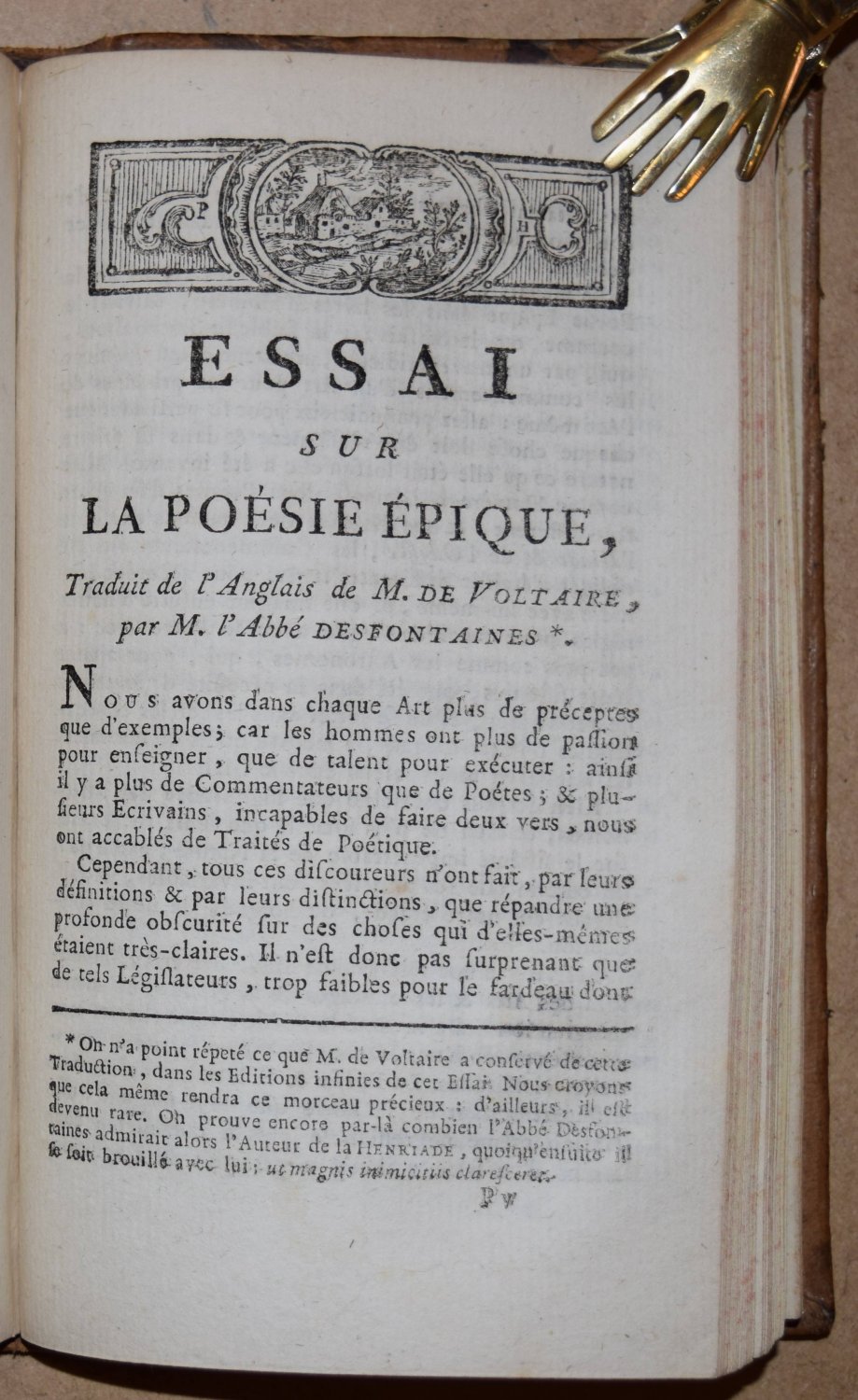 販売新品La Beaumelle『Commentaire sur la Henriade』（全2冊揃）1775年初版本 銅版画12枚入 18世紀フランス文学 ヴォルテール関連資料 画集