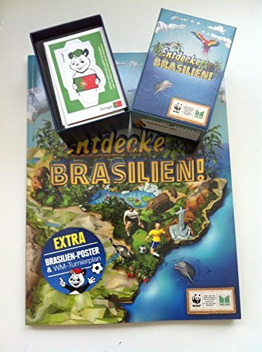 EDEKA-WWF Sticker  2014 "ENTDECKE BRASILIEN " Leeralbum "
