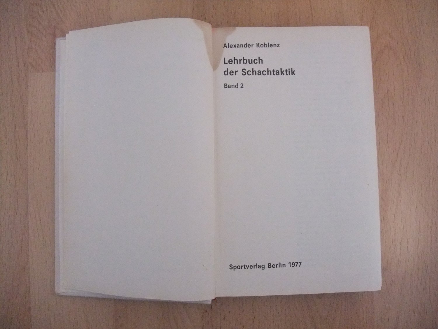 Lehrbuch der Schachtaktik Band 2“ (alexander Koblenz) – Buch gebraucht kaufen