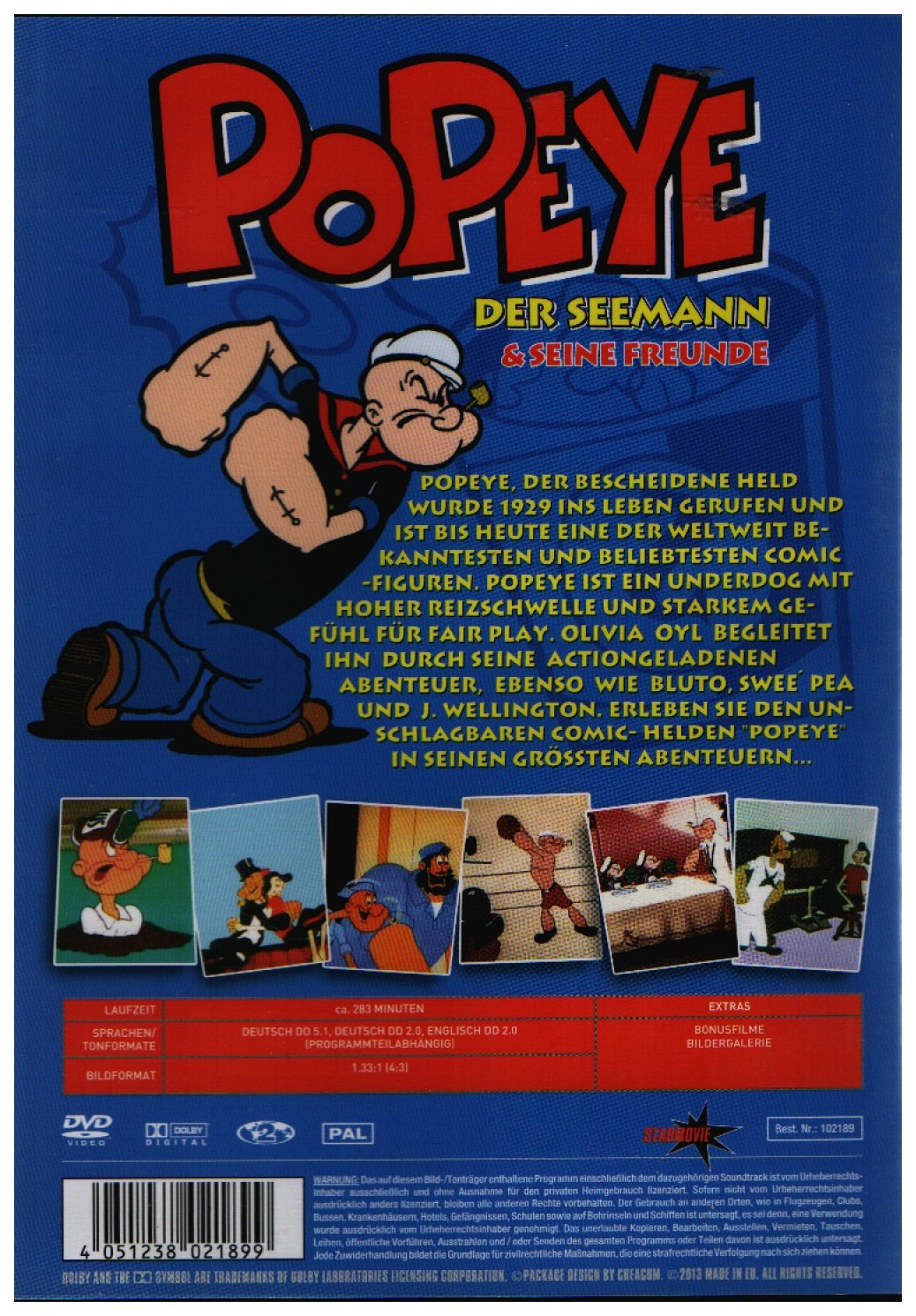 Popeye Der Seemann Seine Freunde Teil 1 Film Gebraucht Kaufen A02kr6kk11zz1