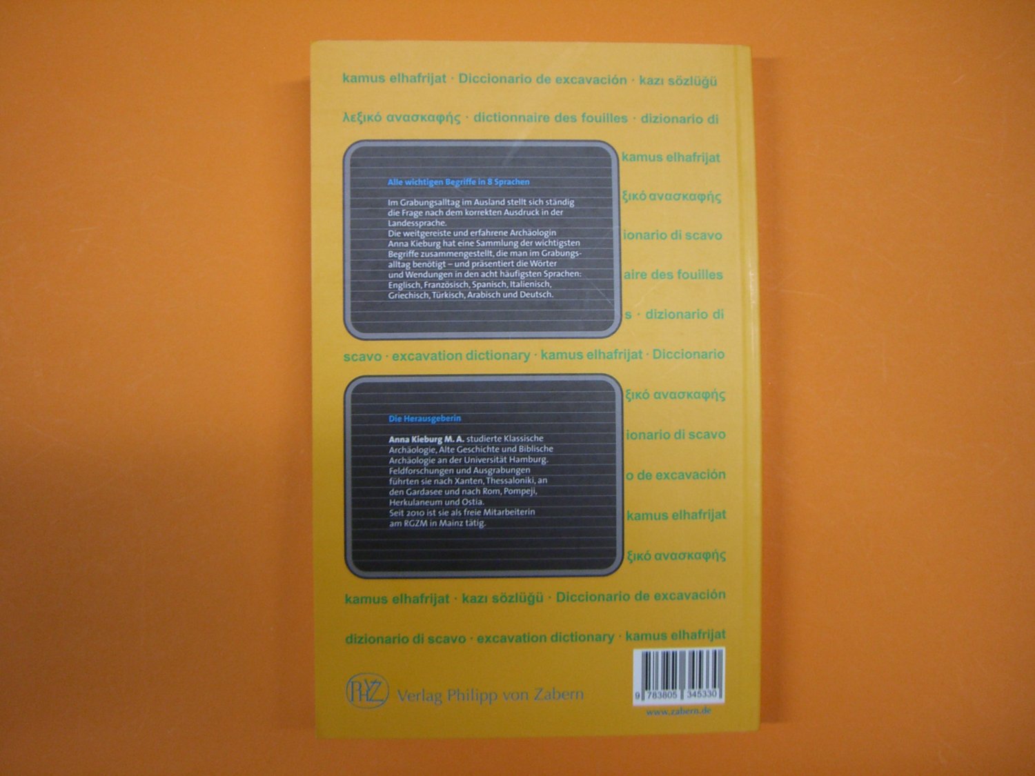 Grabungsworterbuch Alle Wichtigen Begriffe In 8 Sprachen Anna Kieburg Buch Gebraucht Kaufen A02n5ppf01zze