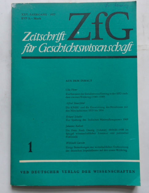 Zfg Zeitschrift Fur Geschichtswissenschaft Bucher Gebraucht Antiquarisch Neu Kaufen