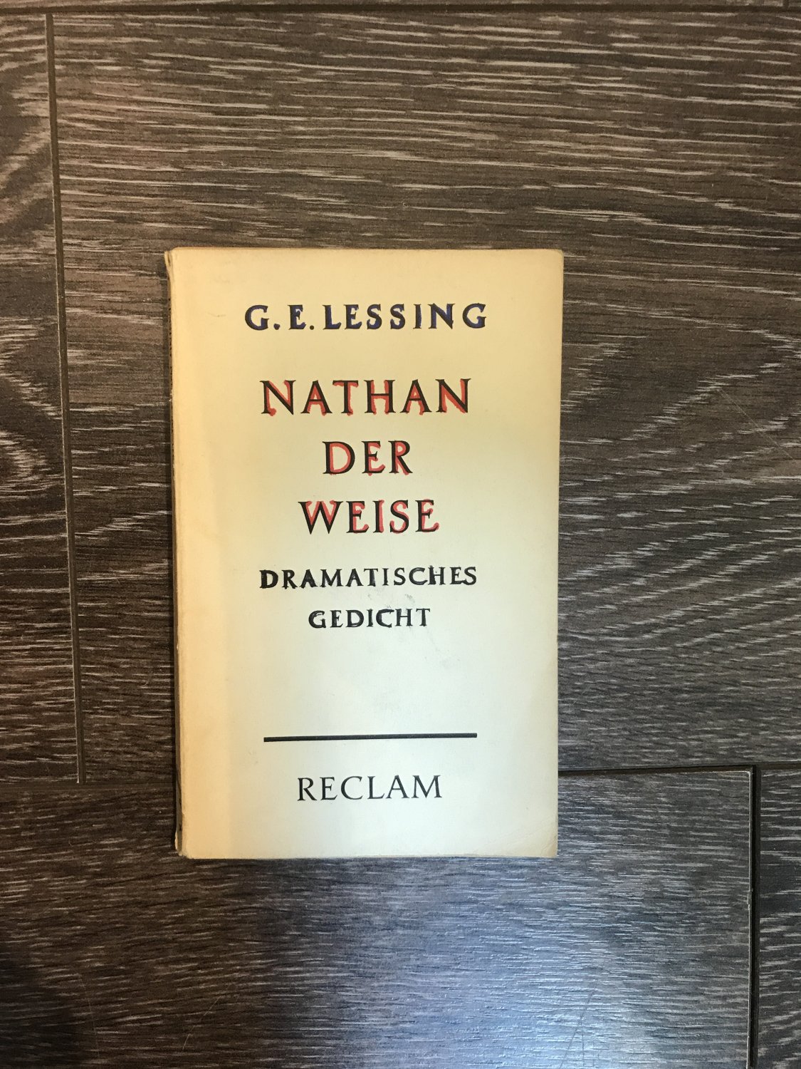 Nathan Der Weise Von Lessing Nathan Der Weise