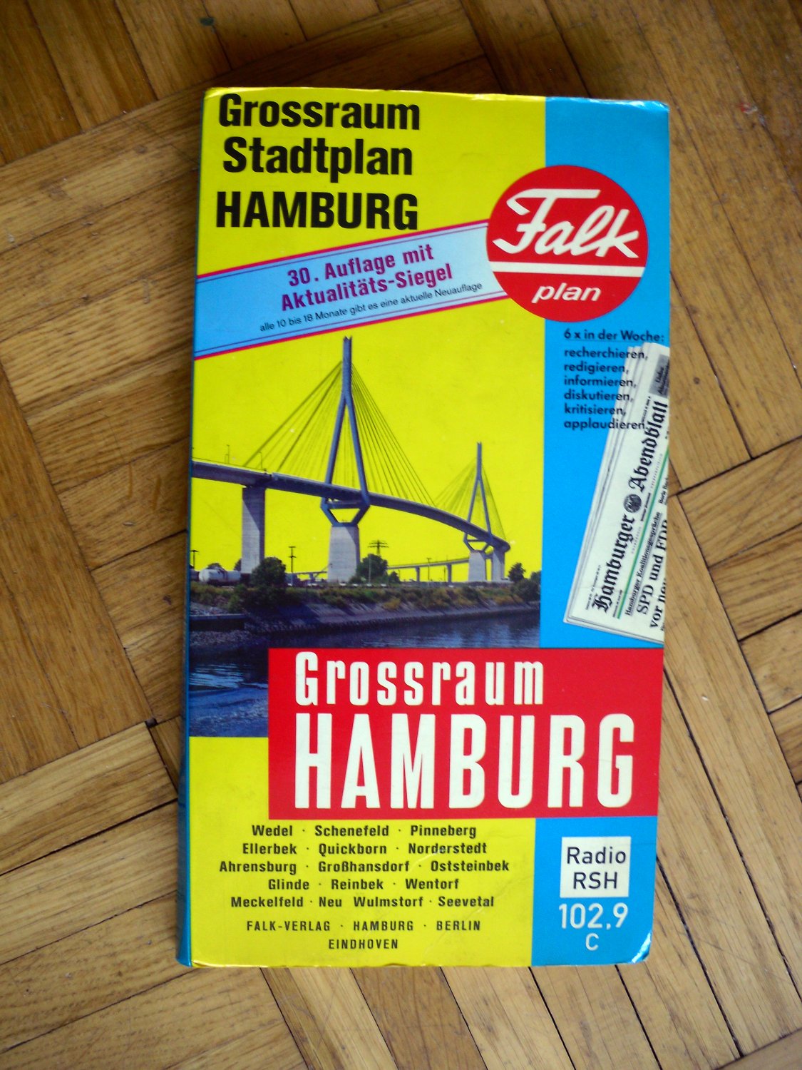 „Falk-Plan Grossraum Hamburg Großraum Stadtplan Hamburg ...