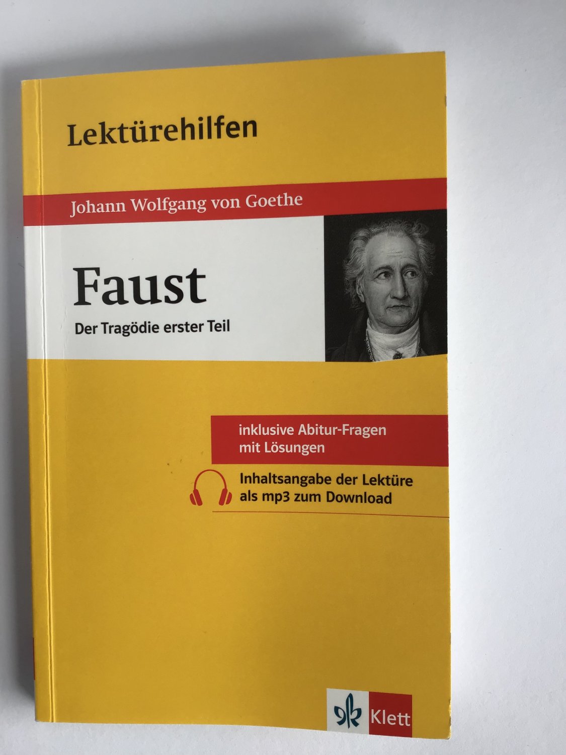 Isbn 9783129230633 Lekturehilfen Johann Wolfgang Von Goethe Faust Der Tragodie Erster Teil Neu Gebraucht Kaufen