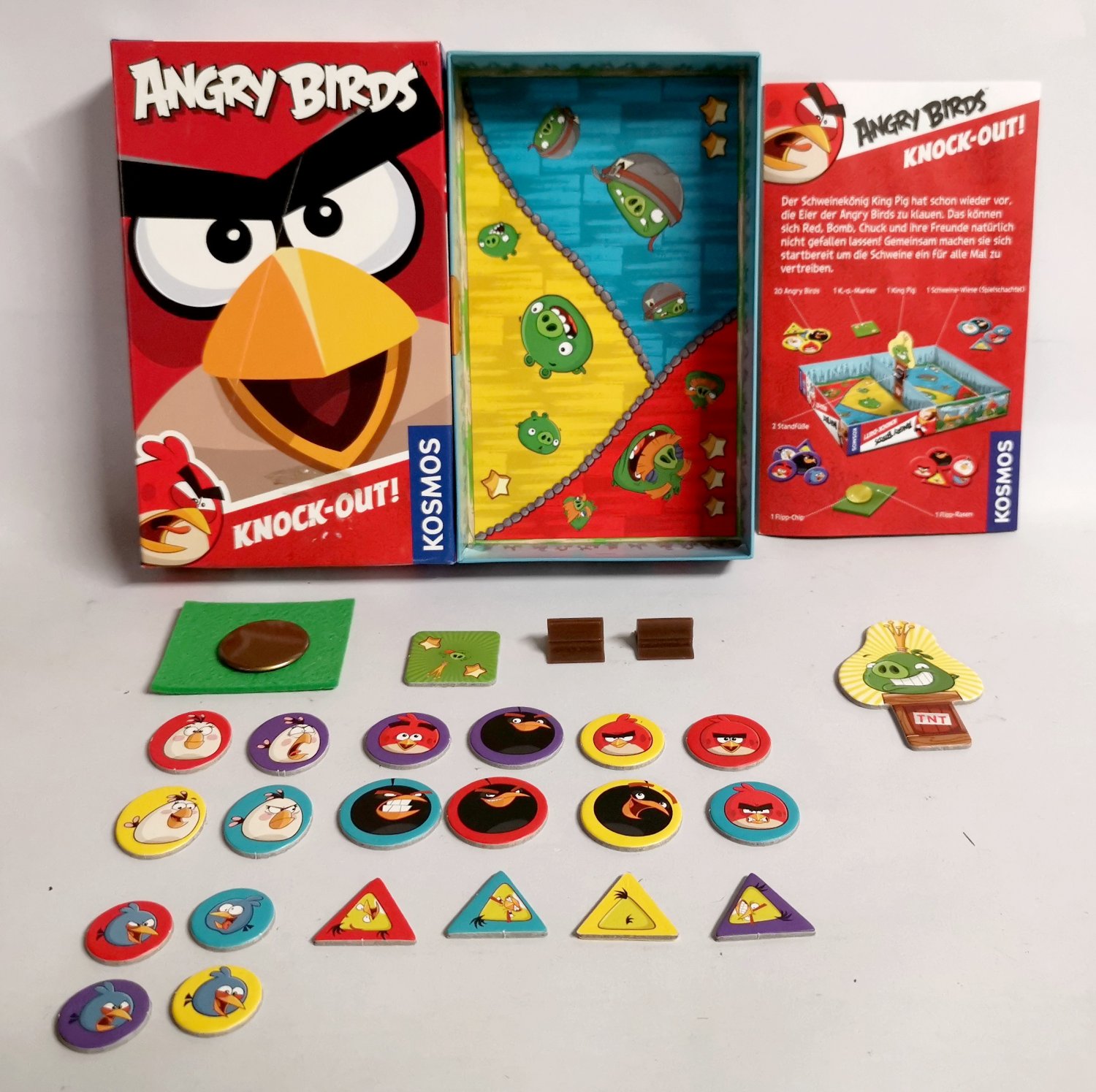711320 ab 6 J KOSMOS Kinderspiele Angry Birds Flipp-Spiel Spiel Flipp-Chips 