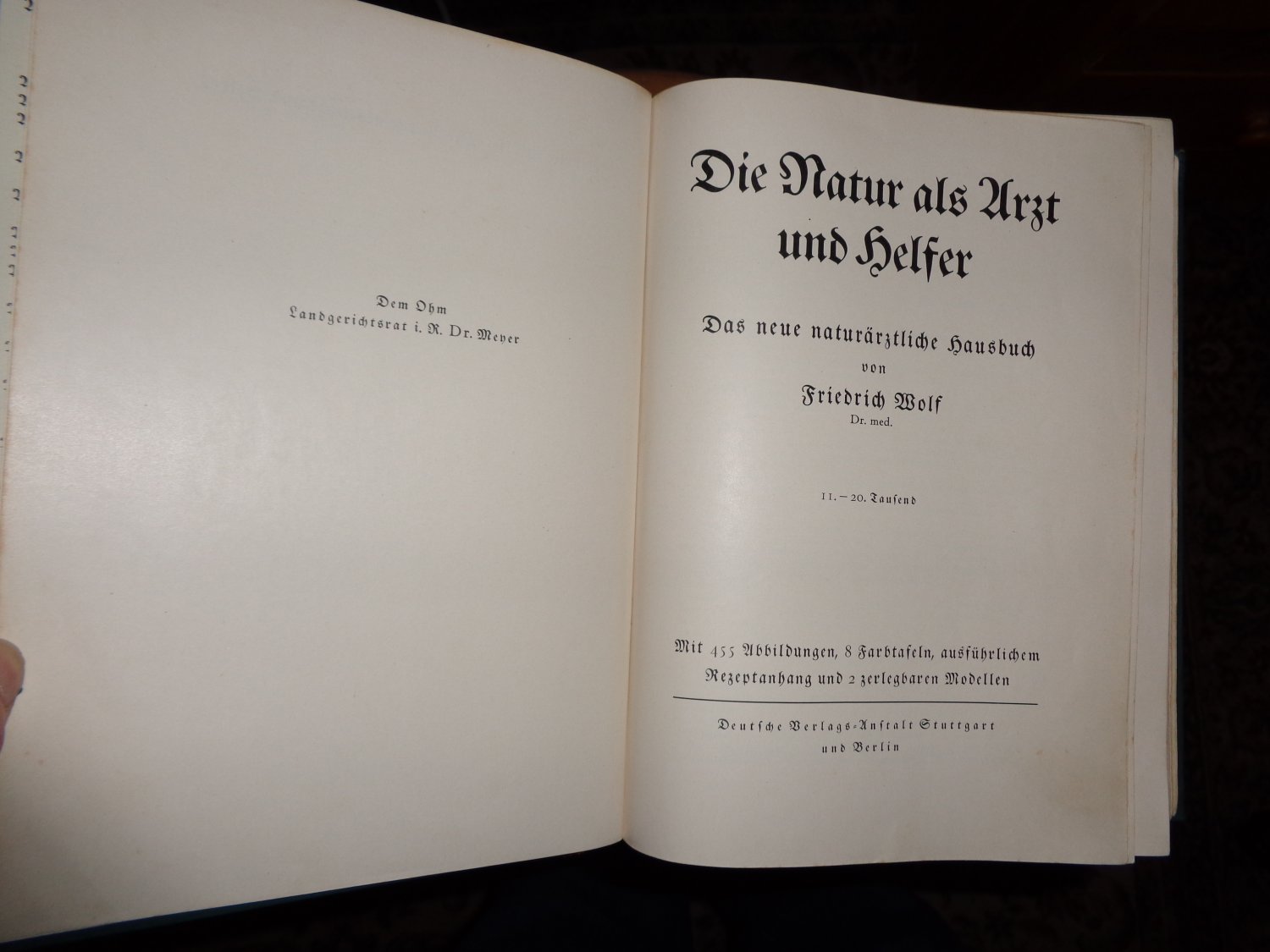 Die Natur als Arzt und Helfer - neue naturärtzliche ...“ (Friedrich Wolf) – Buch antiquarisch kaufen – A02o7WxE01ZZ9