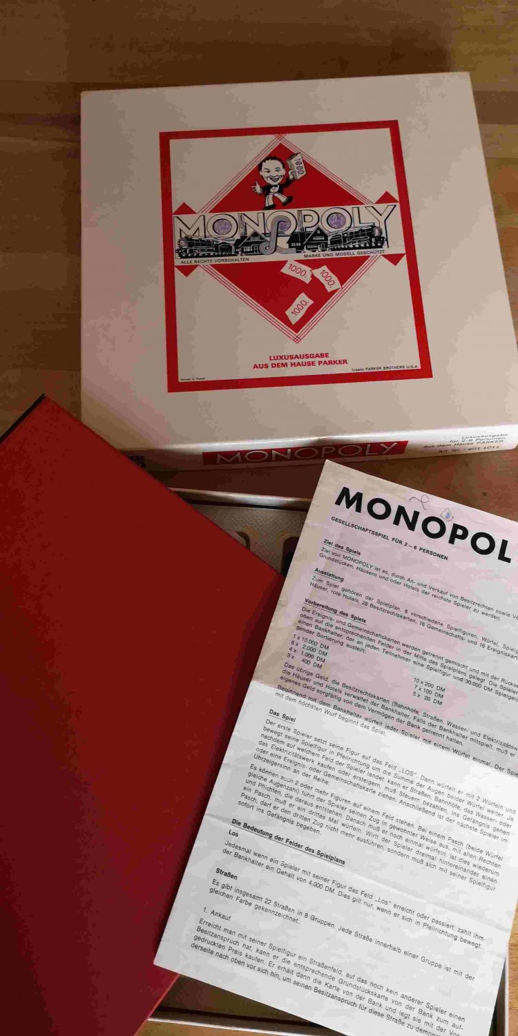 Monopoly Luxusausgabe Fur 2 6 Personen Spiel Gebraucht Kaufen