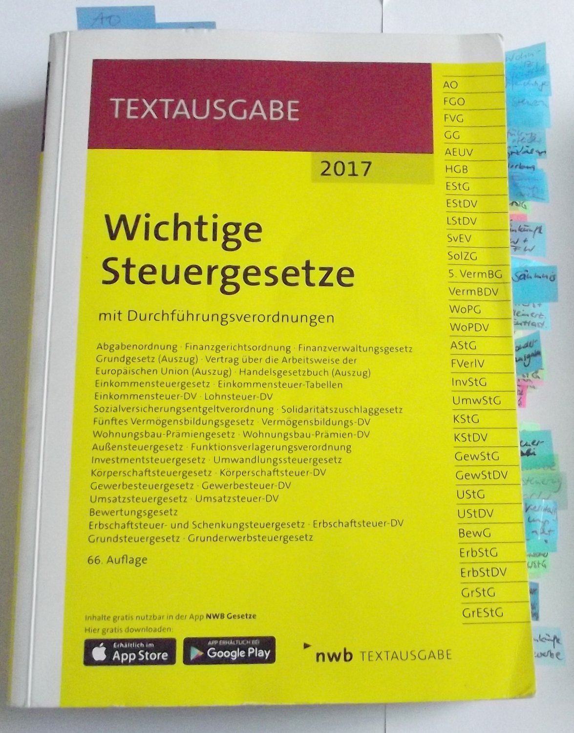 ISBN 9783482604584 "Wichtige Steuergesetze mit