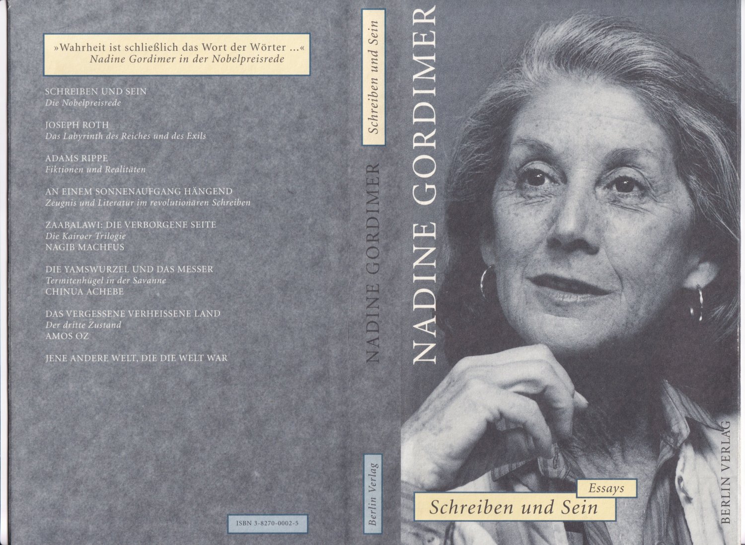 Nadine Gordimer Schreiben Und Sein Nadine Gordimer Buch Gebraucht Kaufen A02ofryh01zzc