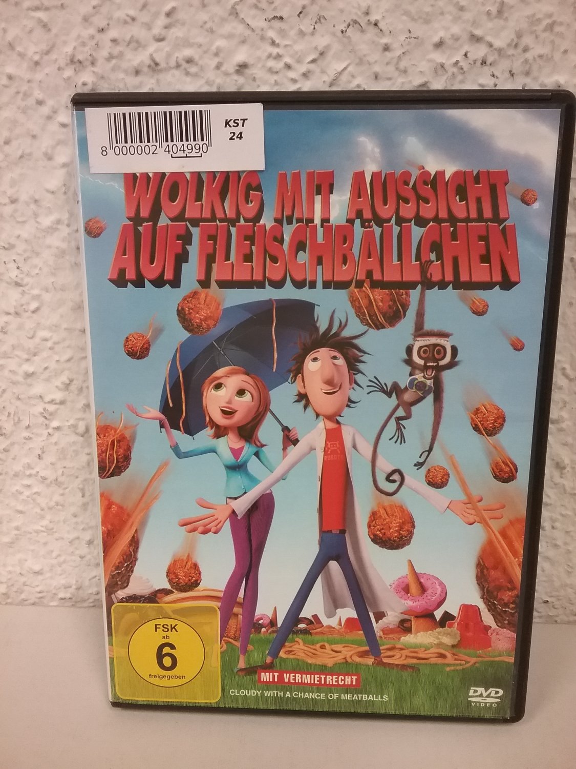 Bewölkt mit Aussicht auf Fleischbällchen 2 Blu ray Cover