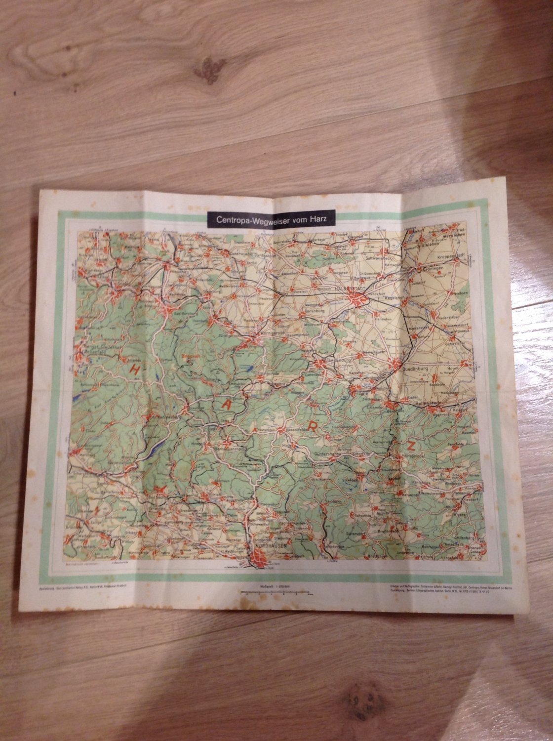 „Harz - Landkarte" - Buch antiquarisch kaufen - A02oJdOD01ZZO