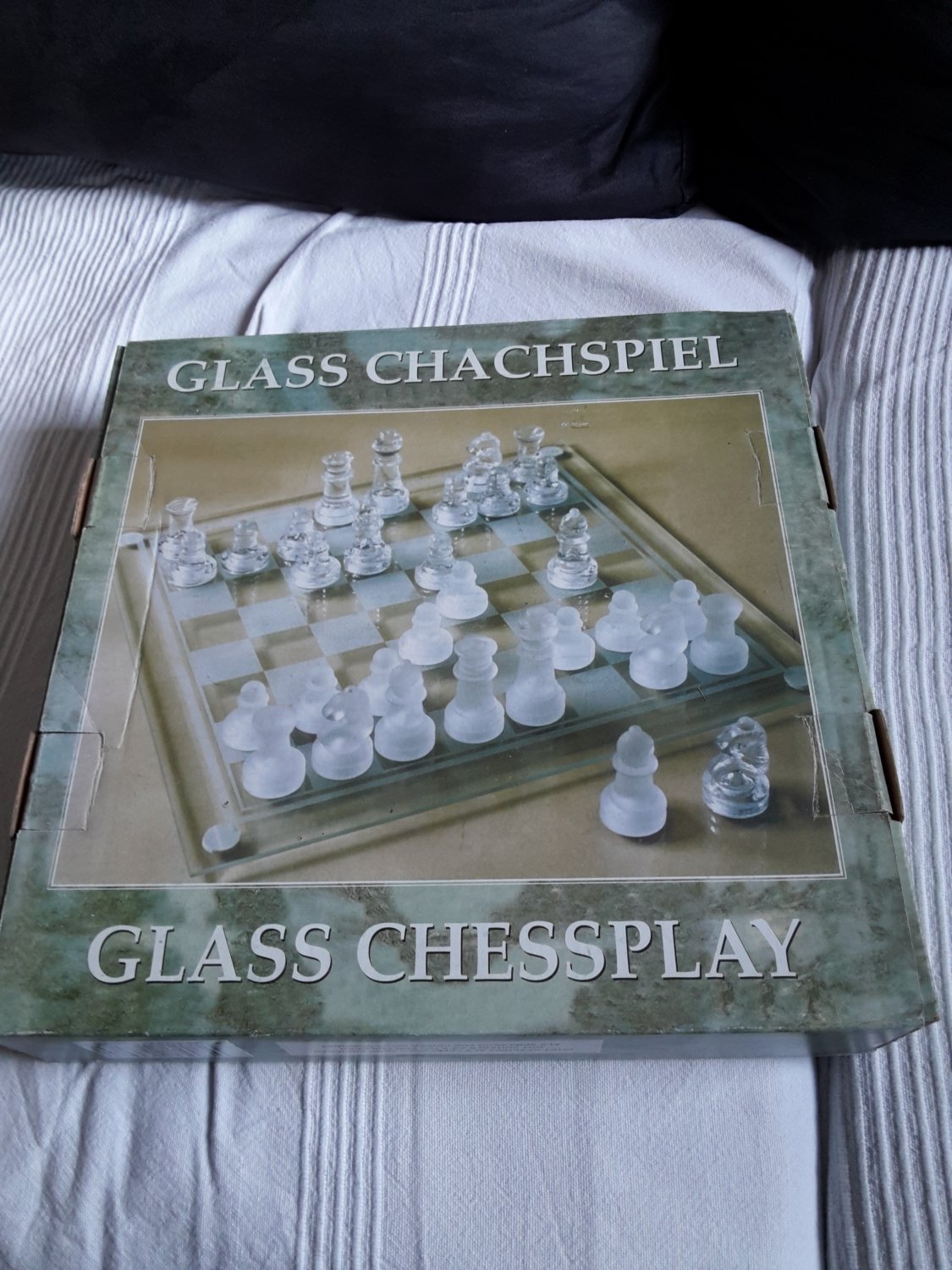 Schachspiel aus Glas“ – Spiel gebraucht kaufen