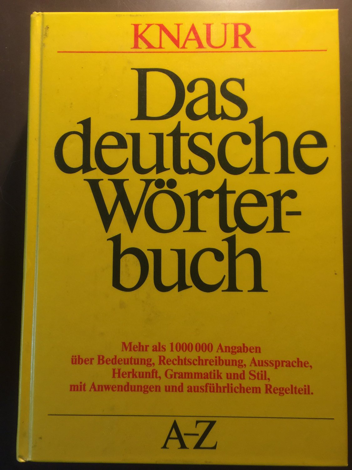 Knaur Das Deutsche Worterbuch Bucher Gebraucht Antiquarisch Neu Kaufen