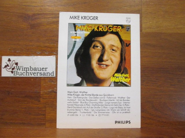 Mike Krüger  Film  &  TV  Autogrammkarte original signiert 373424