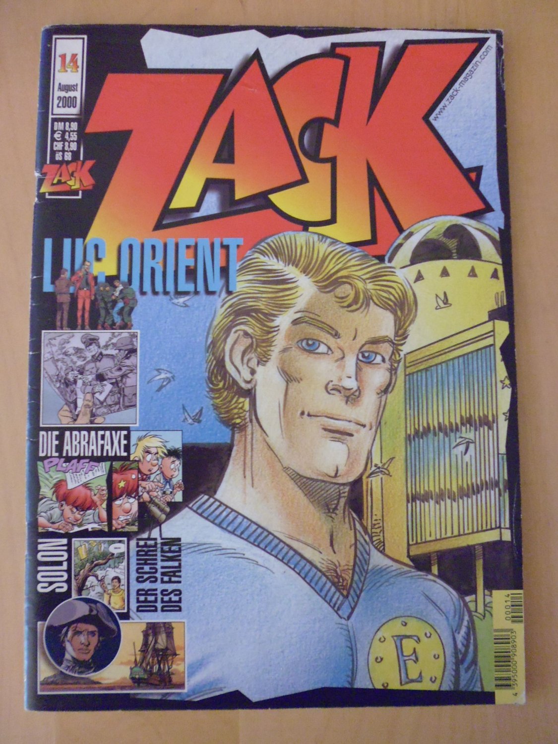 ZACK bis 126 Comic Magazin AUSWAHL