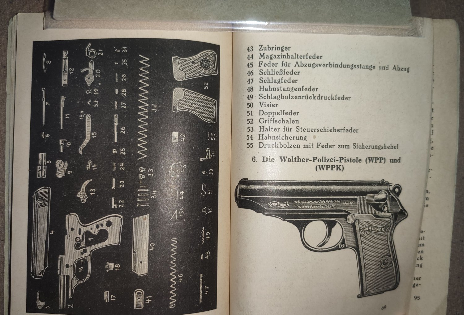 Die Pistolen der Polizei DDR Berlin 1950