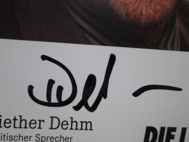Diether Dehm Politik original signierte Autogrammkarte 61332 Dr 