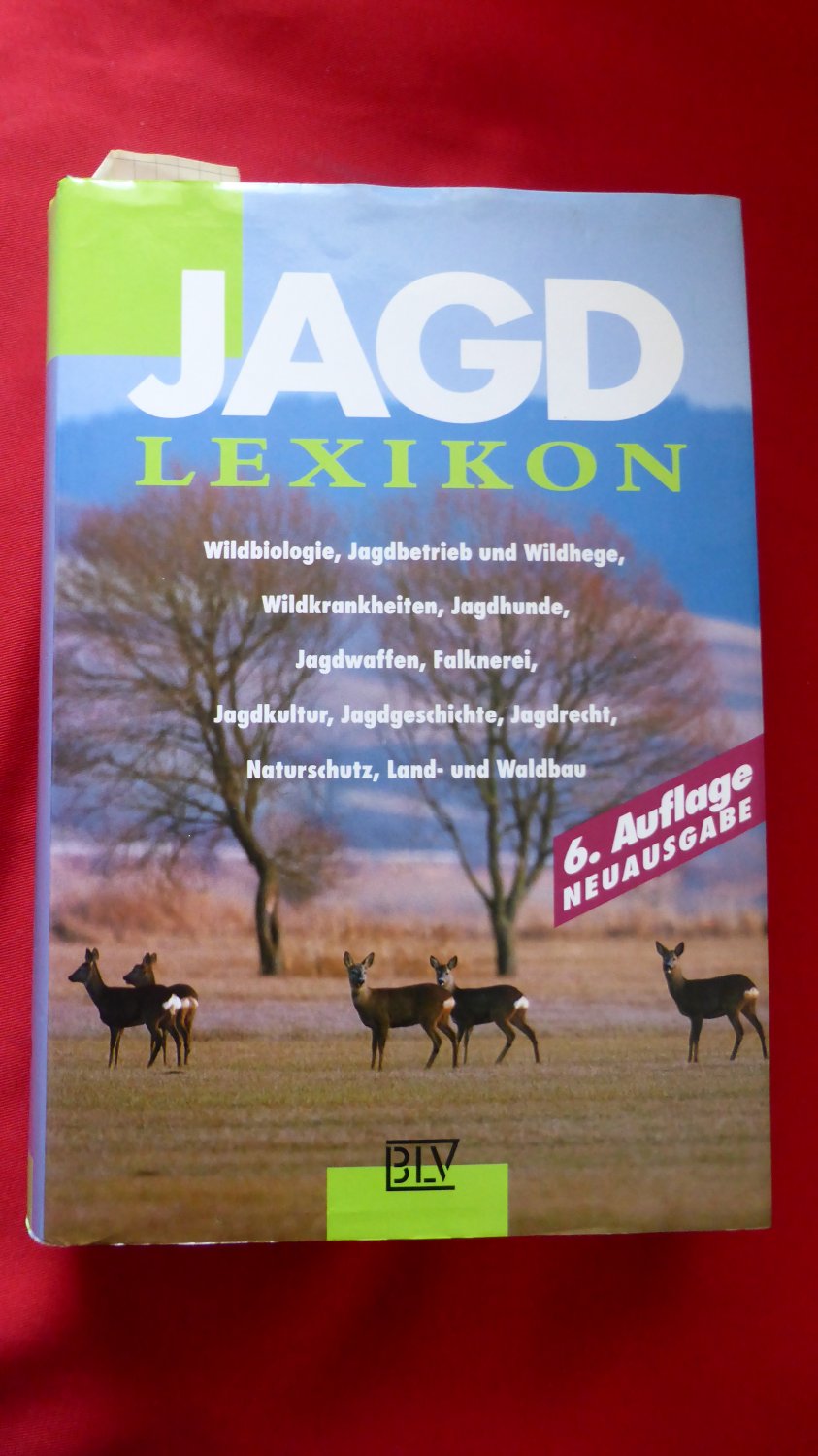 Jagd Lexikon Wildbiologie Jagdbetrieb Und Wildhege Wildkrankheiten Jagdhunde Bucher Gebraucht Antiquarisch Neu Kaufen