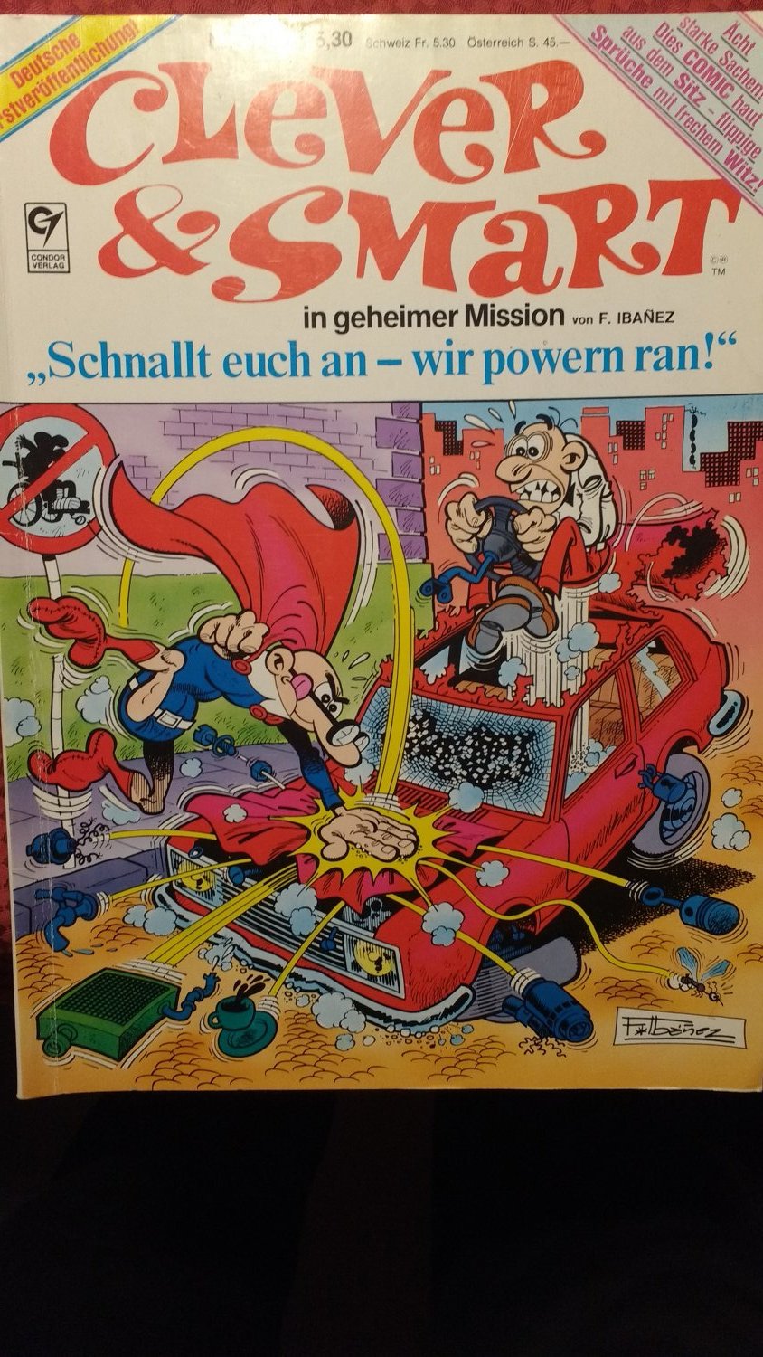 1982 Condor Verlag Comic Taschenbuch CLEVER & SMART  Nr 27 