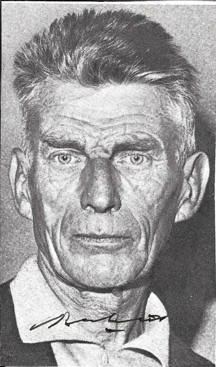 Porträtbild handsigniert“ (Samuel Beckett - signiert Nobelpreis Literatur  1969) – Buch signierte Erstausgabe kaufen – A02E2xdz01ZZ4