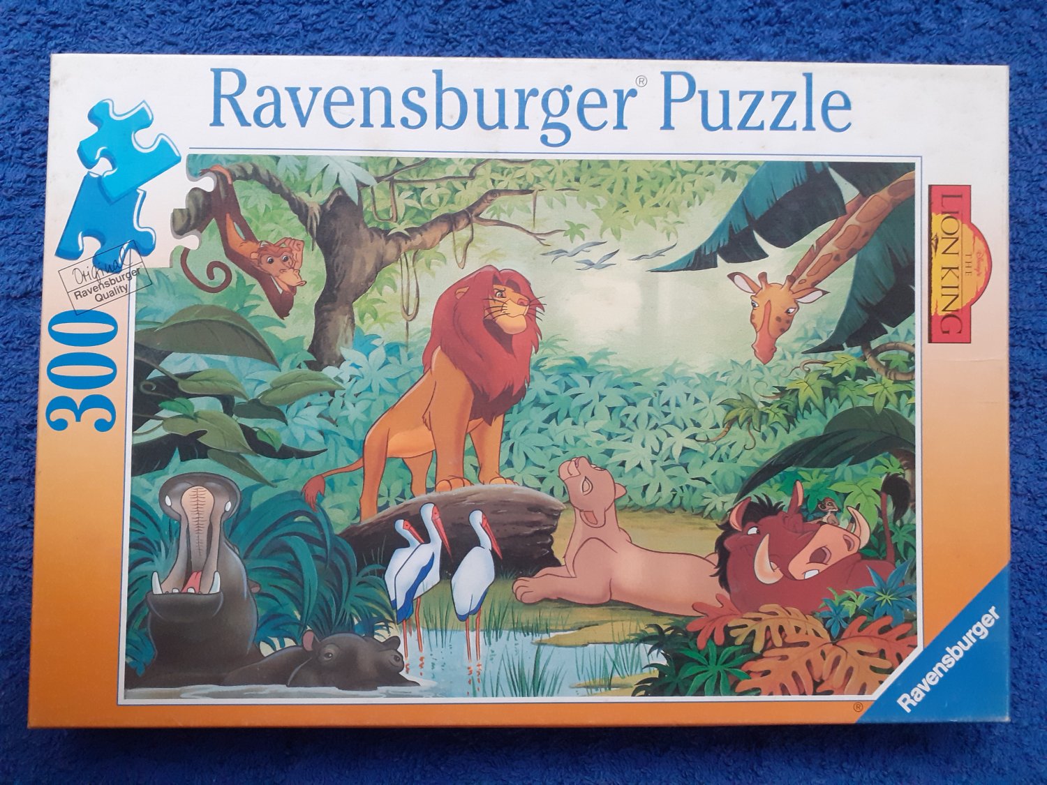„300 Teile Puzzle König der Löwen Das Löwenpaar“ Spiel gebraucht