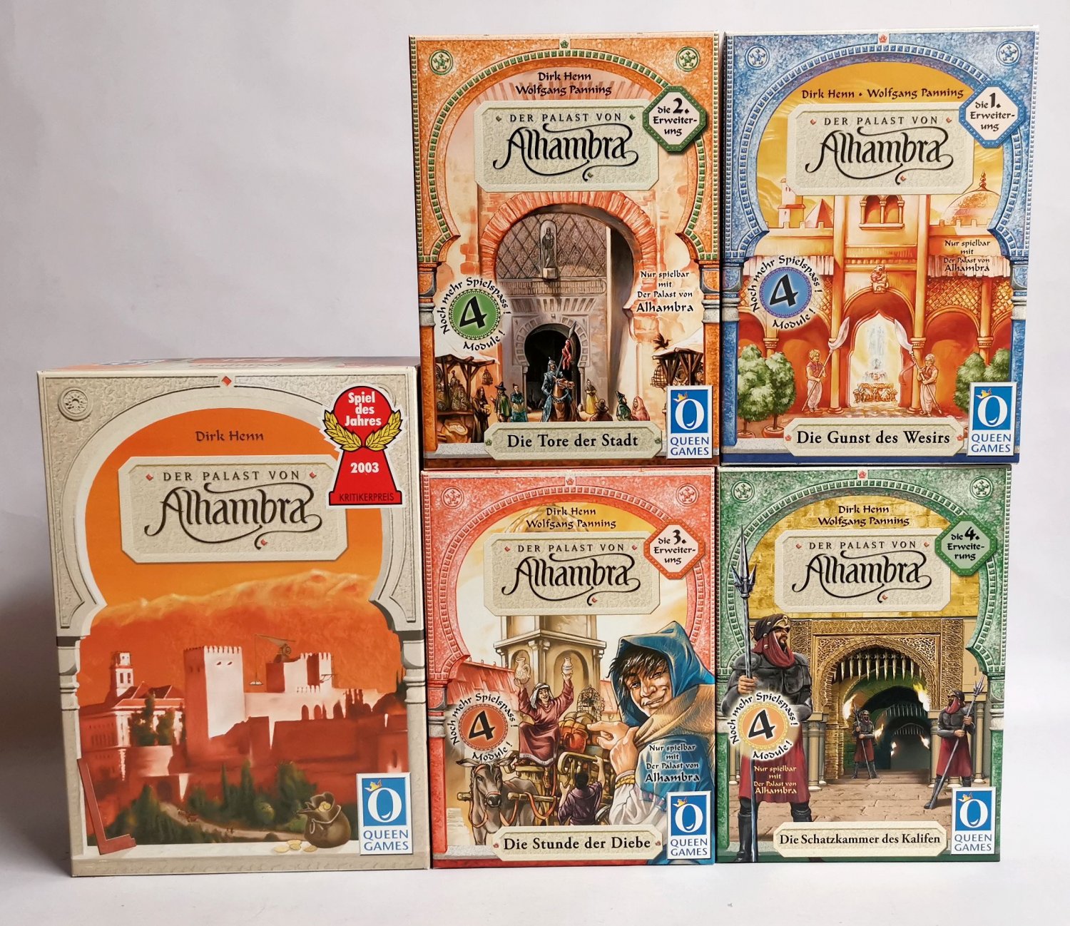 Der Palast von Alhambra  Dirk Henn Spiel des Jahres 2003 ab 8 Jahren 1A Top! 