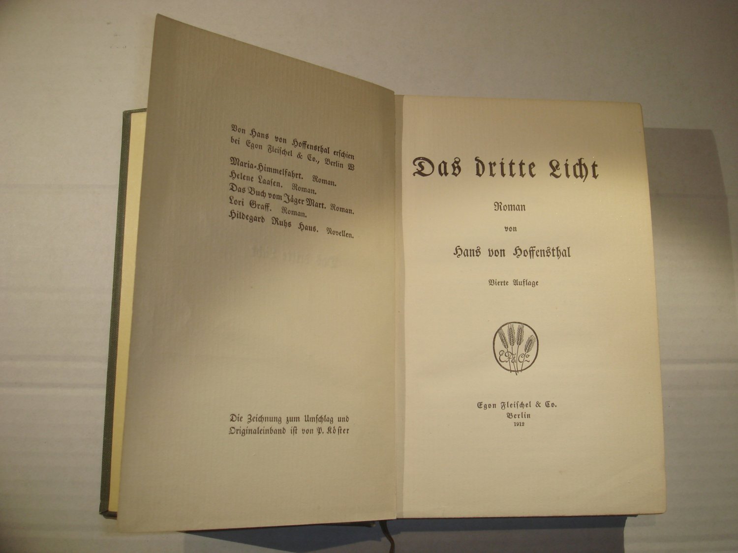 Das dritte Licht.“ (Hoffensthal, Hans von) – Buch antiquarisch kaufen –  A02tN2mI01ZZn