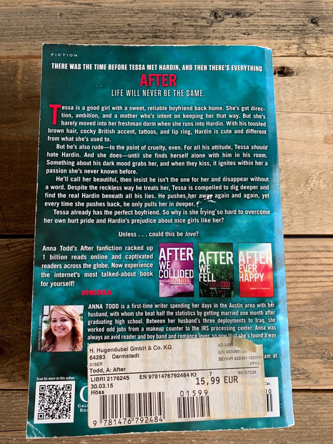 After Anna Todd Buch Gebraucht Kaufen A02uylcm01zzo