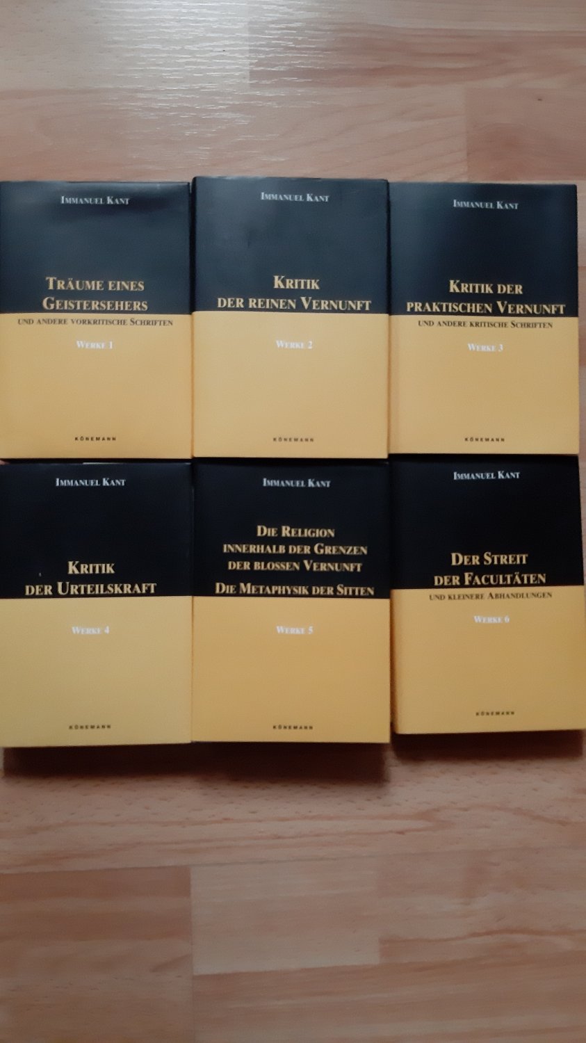 Werke In 6 Banden 1 Immanuel Kant Buch Gebraucht Kaufen A02ubo4g01zza