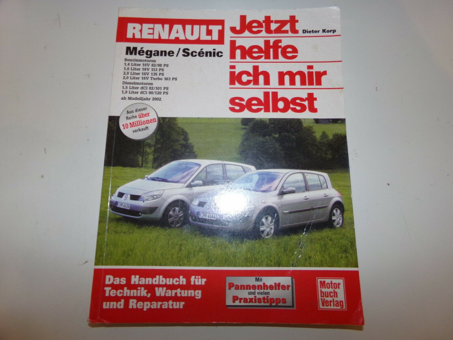 Renault Mégane Scénic ab 2002 REPARATURANLEITUNG HANDBUCH JETZT HELFE ICH MIR 