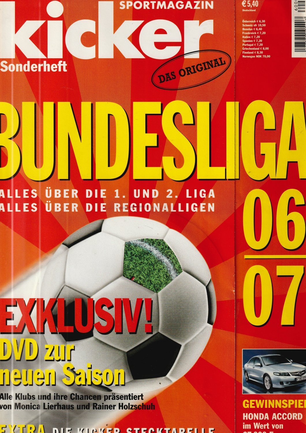 Kicker Sonderheft Bundesliga 06/07.“ – Buch gebraucht kaufen