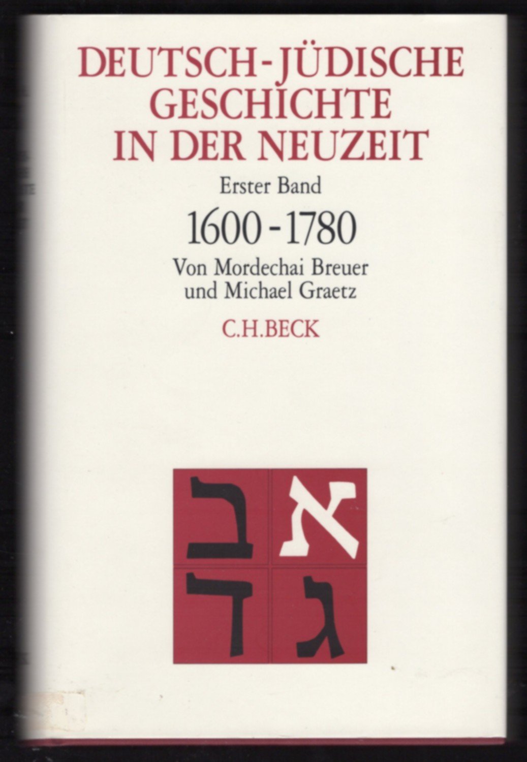 ISBN 3406397050 "Deutsch-jüdische Geschichte In Der Neuzeit Gesamtwerk ...