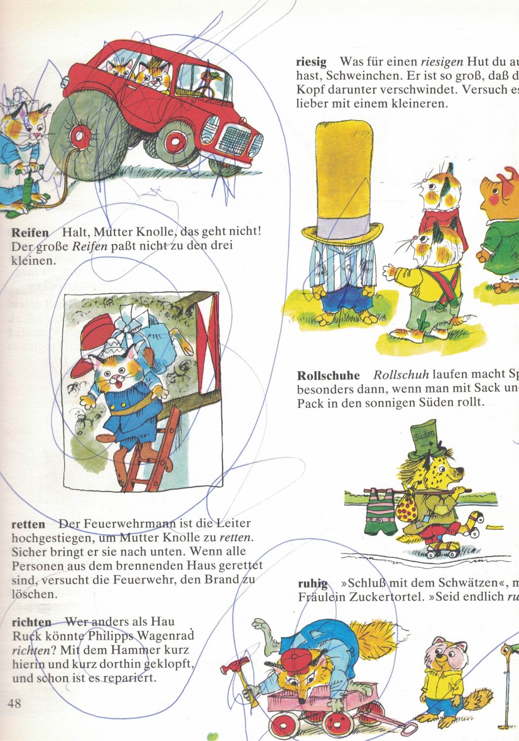 Richard Scarry's Lexikon“ (Richard Scarry) – Buch gebraucht kaufen –  A026xr9P01ZZl