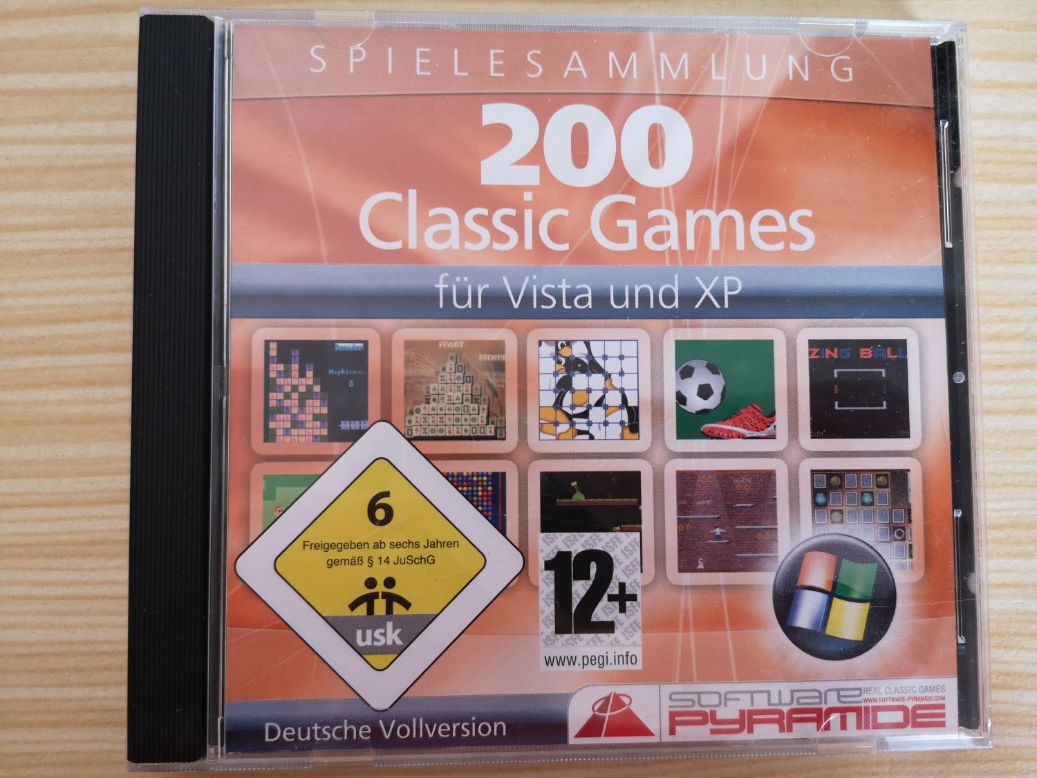 200 Classic Games für Vista und XP - Spielesammlung“ – Spiel gebraucht  kaufen – A02AuIM041ZZN