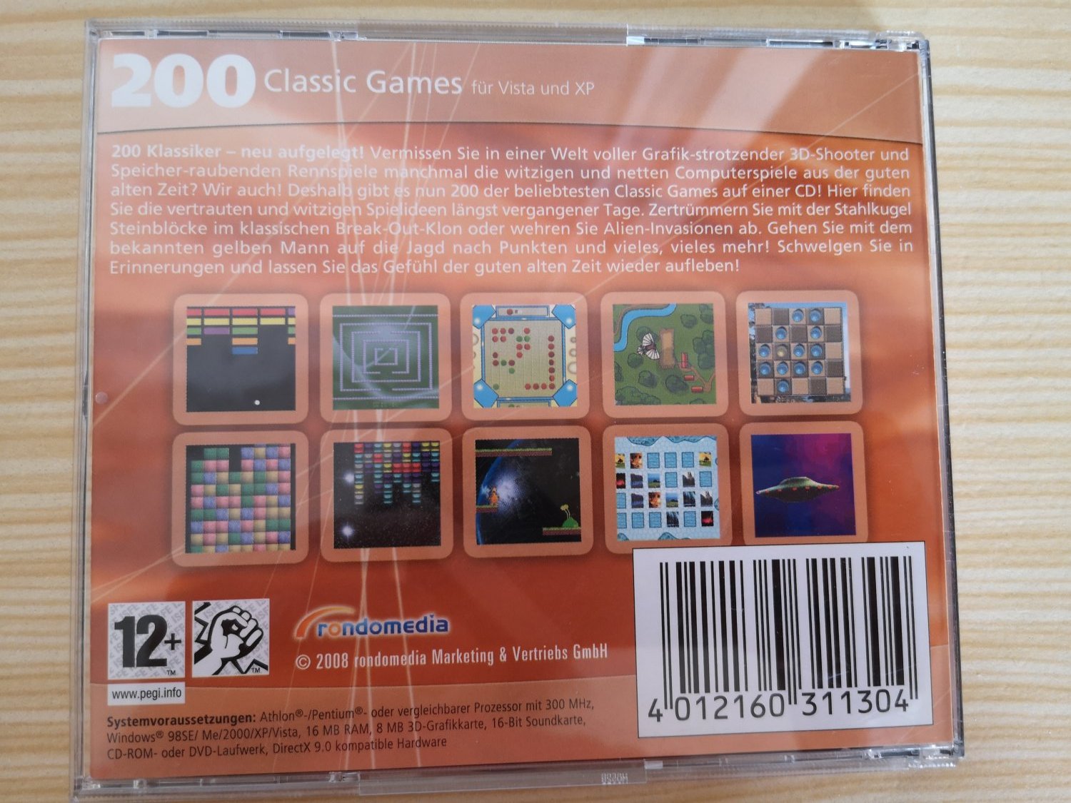 200 Classic Games für Vista und XP - Spielesammlung“ – Spiel gebraucht  kaufen – A02AuIM041ZZN