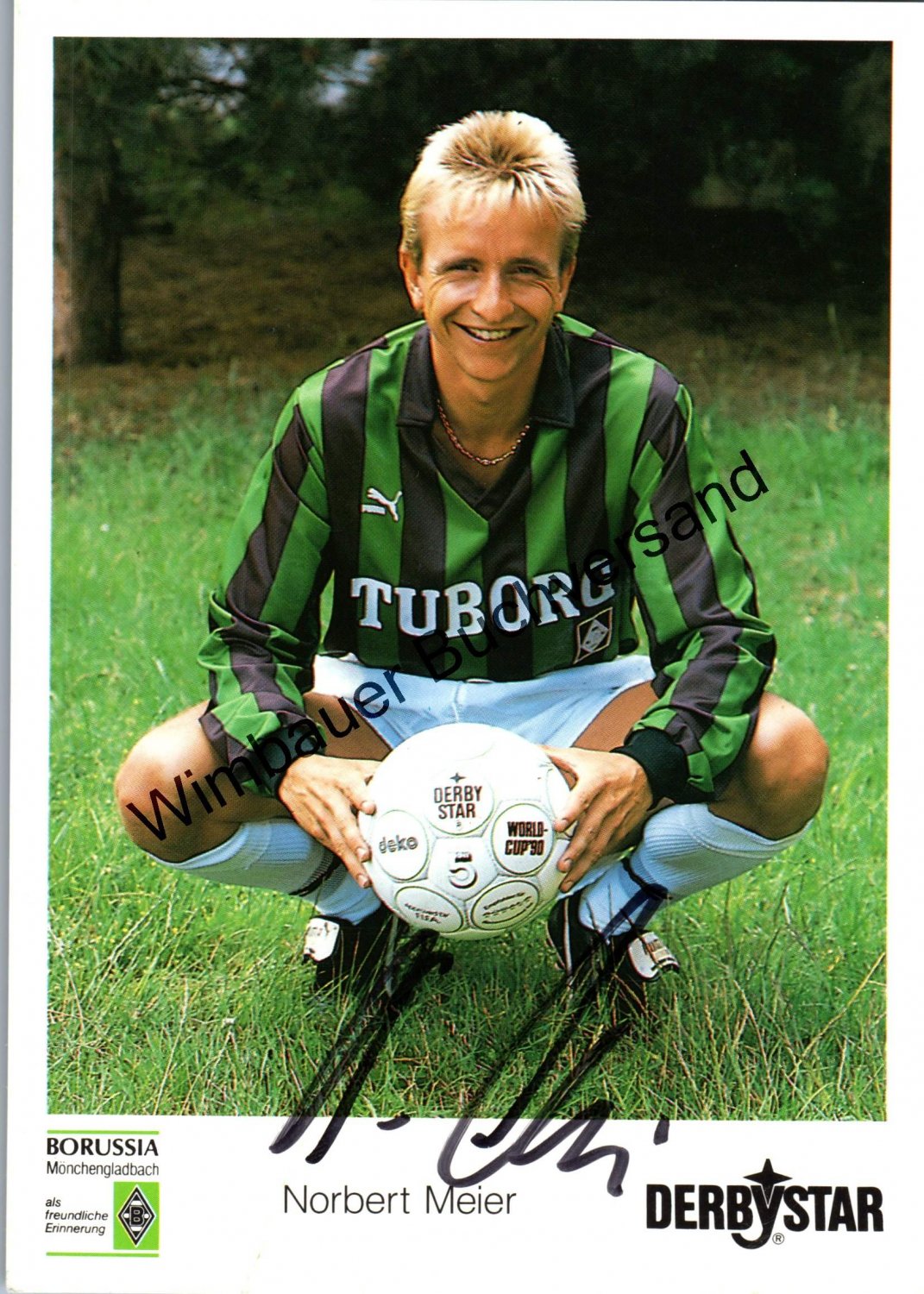 Norbert Nachtweih Autogrammkarte Bayern München 1985-86 Original Signiert 