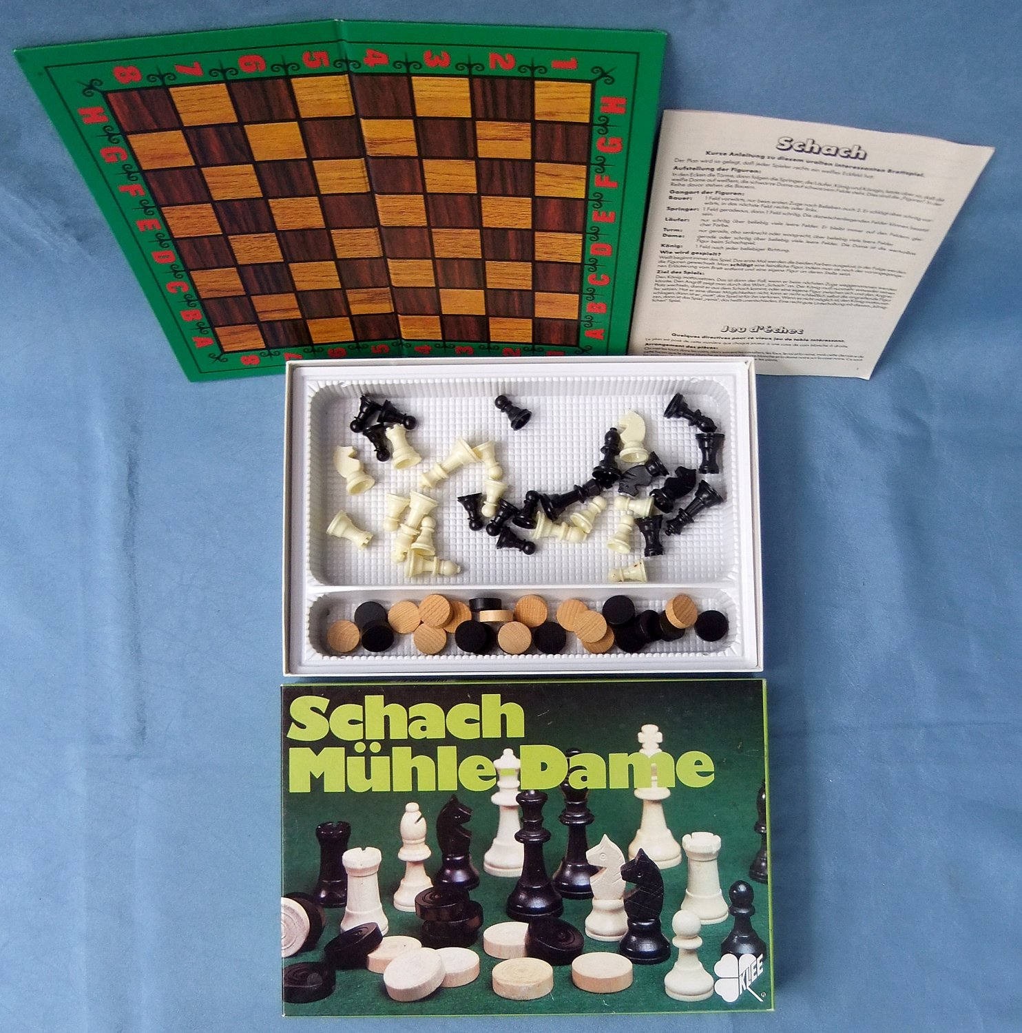 Schach - Mühle - Dame , Spiele für 2 Personen