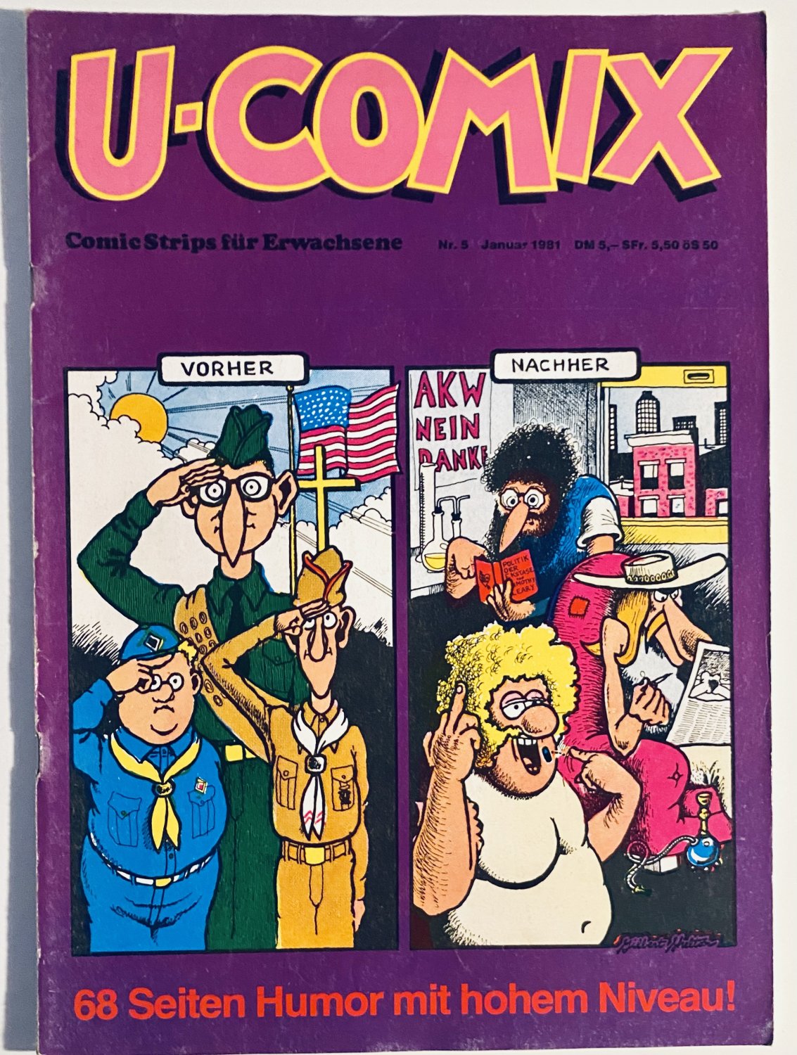 U-Comix. Comic Strips für Erwachsene.“ (Martin, Raymond ) – Buch gebraucht  kaufen – A02yKA9u01ZZk