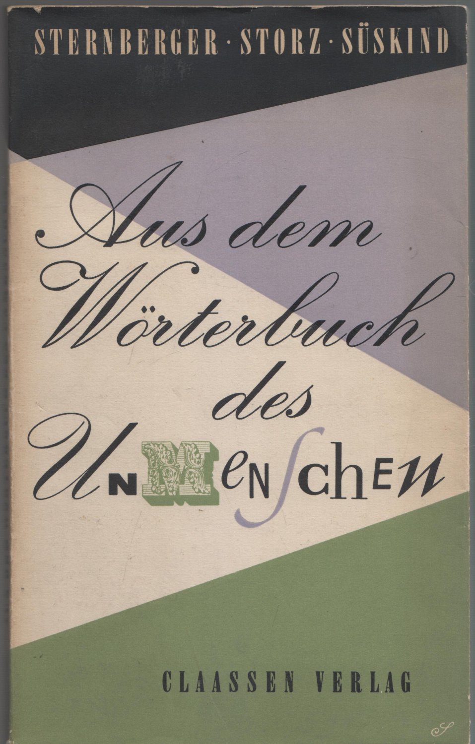 Aus dem Wörterbuch des Unmenschen“ – Bücher gebraucht, antiquarisch & neu  kaufen