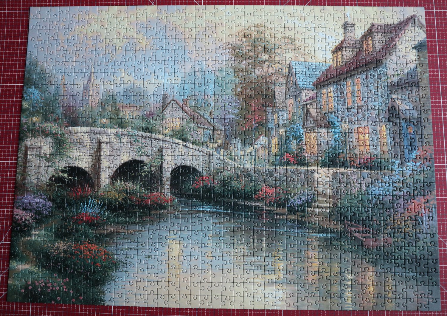 Thomas Kinkade COBBLESTONE BROOKE Home Interiors Hostess